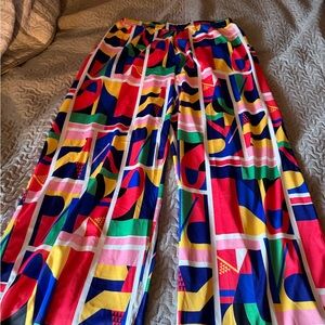 Colorful Geometric Women's Pants
